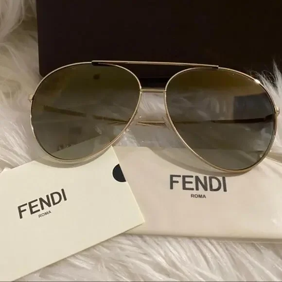 Fendi | Accessories | New Fendi 52mm Aviator Sunglasses 